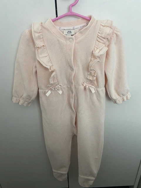 River island baby girls sleepsuit 3-6 months
