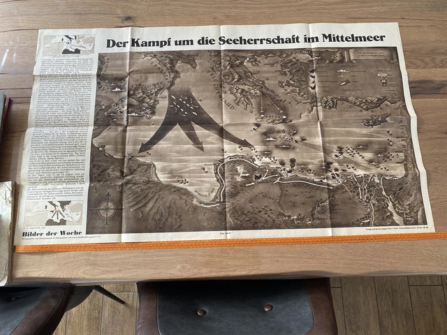 KARTE OBERKOMMANDO DER Kriegsmarine Bilder der Woche Wehrmacht