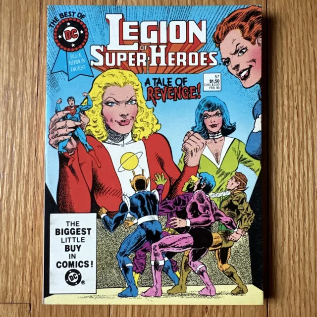 Best of DC Comics, Blue Ribbon Digest LEGION of SUPER-HEROES #57 UNREAD