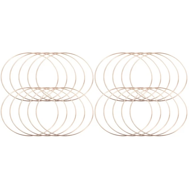 Cercle Anneau Couronne Métal Doré à Décorer 40cm