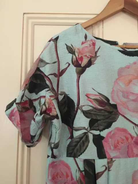ASOS maternity dress size UK 16 EU 44 US 12 romantic floral print 100% cotton 3