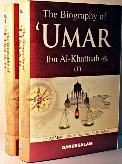 THE BIOGRAPHY OF Umar Ibn Al Khattab by Dr As-Sallaabee 2 VOL Set £38. ...