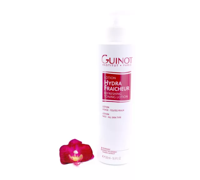 Guinot Lotion Hydra Fraicheur – Refreshing Salon Size 500ml All skin Types