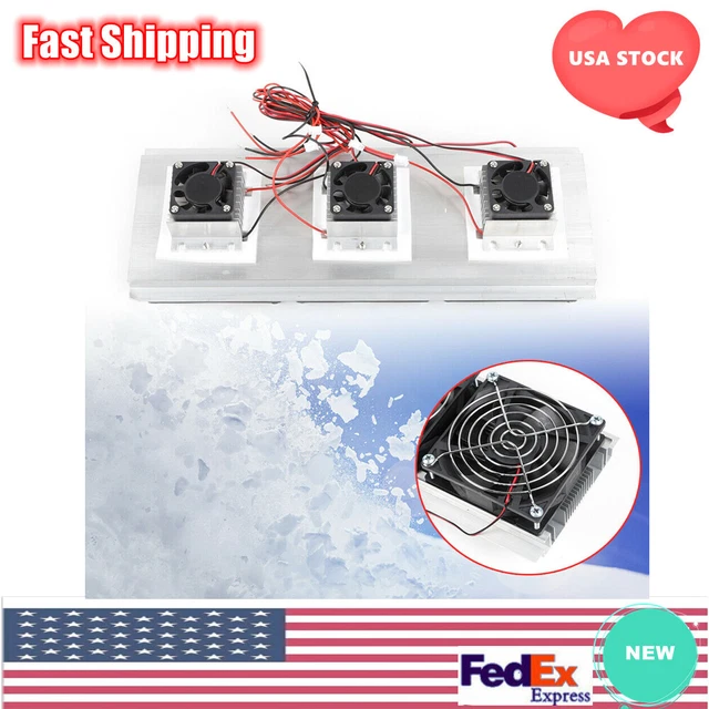 SEMICONDUCTOR COOLING FAN Refrigeration Thermoelectric Cooler Cooling