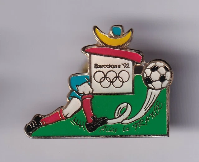 RARE PINS PIN'S .. OLYMPIQUE OLYMPIC BARCELONA 1992 TEAM SAUT EN