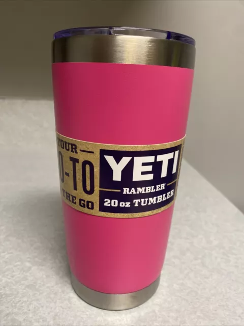 YETI 20 oz. DuraCoat Rambler Tumbler in Harbor Pink with Magslider™ Lid –  Country Club Prep