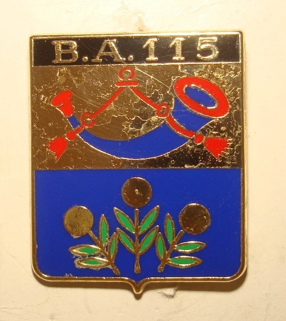 Insigne Militaire Original France, écusson Base Aérienne 943 Nice Roquebrunelle
