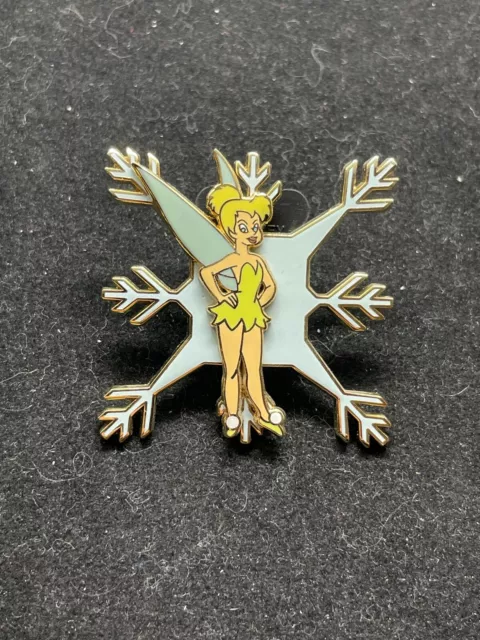 Disney Pin - DLR - Vintage Winter Collection - Tinker Bell Snowflake 35565