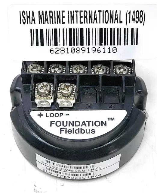 Foundation Fieldbus 50086421-008 Universel Transmetteur