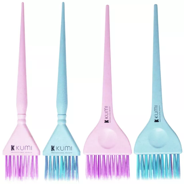 Kumi Eco Hair Dye Brush Pro Hairdresser Colour Tint Bleach Applicator Salon UK