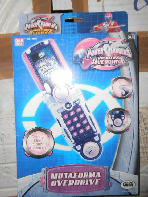 POWER RANGERS OPERATIO Overdrive Tracker Morpher Bandai Shodo Phone ...
