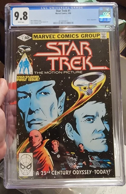Star Trek #1 Cgc 9.8 White Pages Marvel Comics NM/MT Movie 1979 Key 1st Issue WP