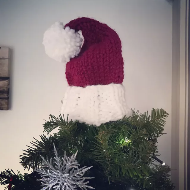 Chapeau de Père Noël tricoté à la main surmaître