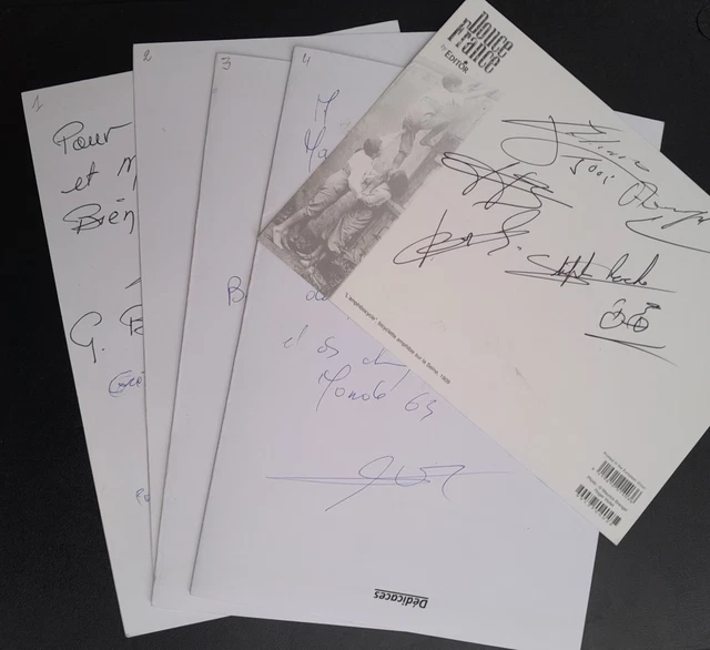 Lot De 4 Livrets Autographes Officiels - Tour De France 2000, 2004, 2005, 2006