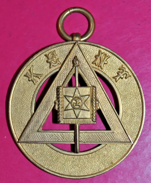 Kent Chapter Past Provincial Grand Standard Bearer masonic collar jewel