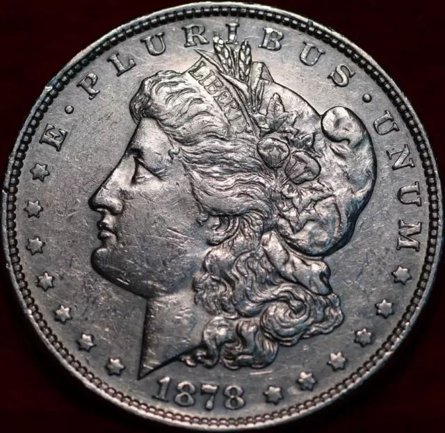 1878 8TF Philadelphia Mint Silver Morgan Dollar