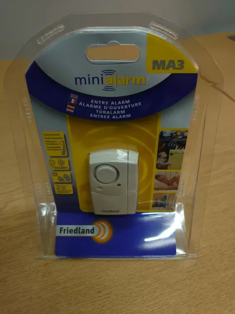 Friedland Mini Door Contact Entry Alarm Door Chime Bell Cupboard MA3 JOBLOT