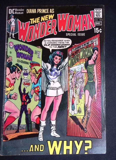 Wonder Woman #191 Bronze Age DC Comics F-