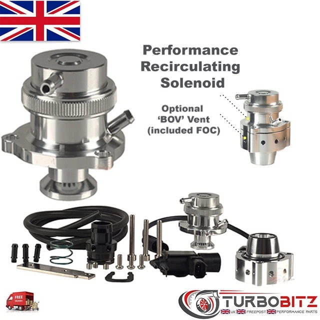 ELETTROVALVOLA DI SCARICO DEVIATRICE RICIRCOLABILE adatta AUDI A4 A5 A6 Q3 Q5 TT TTS 1.8 2.0