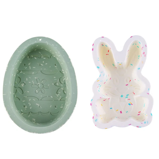 Stampo per torta in silicone cucina uovo di Pasqua ornamento uova cioccolato coniglio antiaderente