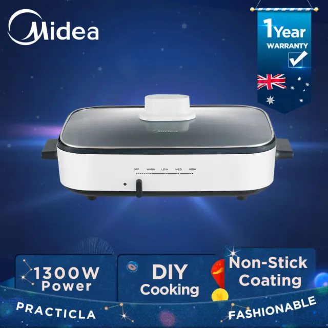 Midea 1300W power Multi-function Non-stick cooking pot