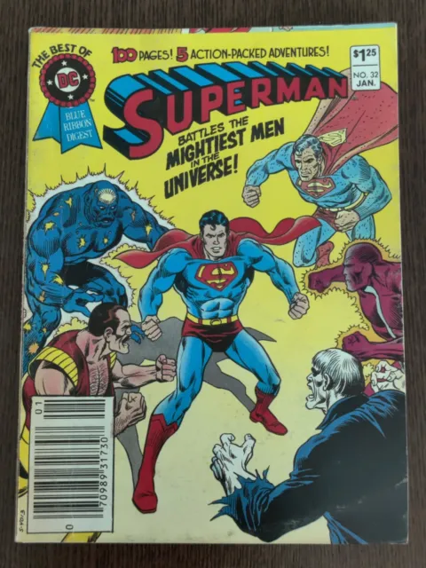 DC Comics Blue Ribbon Digest Superman #32 1982