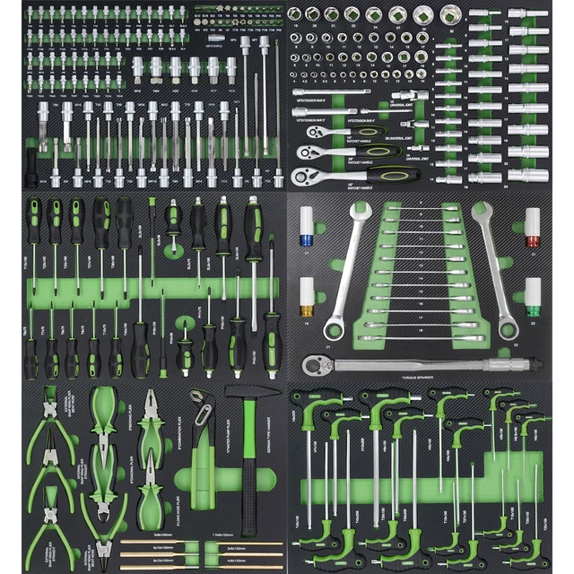 Trousse à Outils Pince Marteau Tournevis Dans Un Boîtier En Plastique