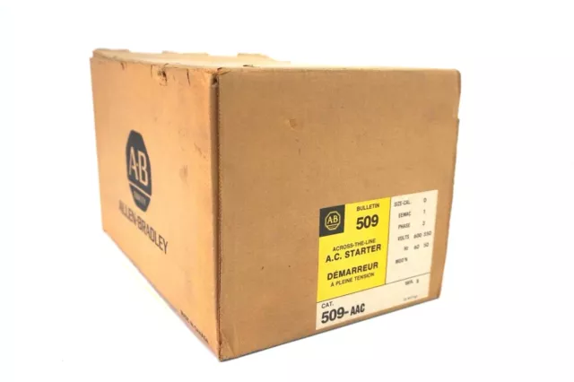 Neuf ALLEN BRADLEY 509-AAC A.C.Démarreur Ser.b 509AAC