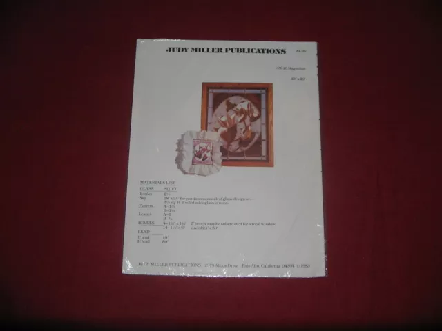 Tiffany-Vorlagen , Fensterbilder , Judy Miller , JM 16 Magnolias