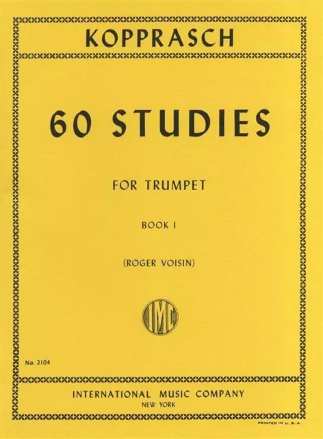 60 Studies Volume 1 Vol. 1    sheet music   Kopprasch, Carl Trumpet