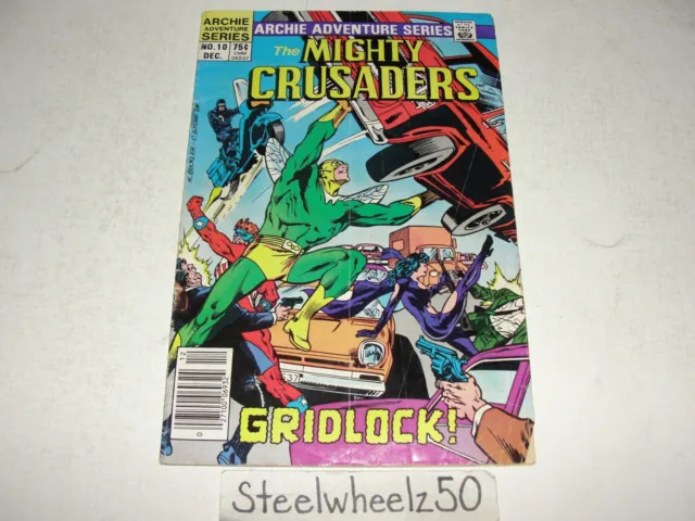 Mighty Crusaders #10 Comic 1984 Archie Adventure The Fly Shield Darkling Ayers