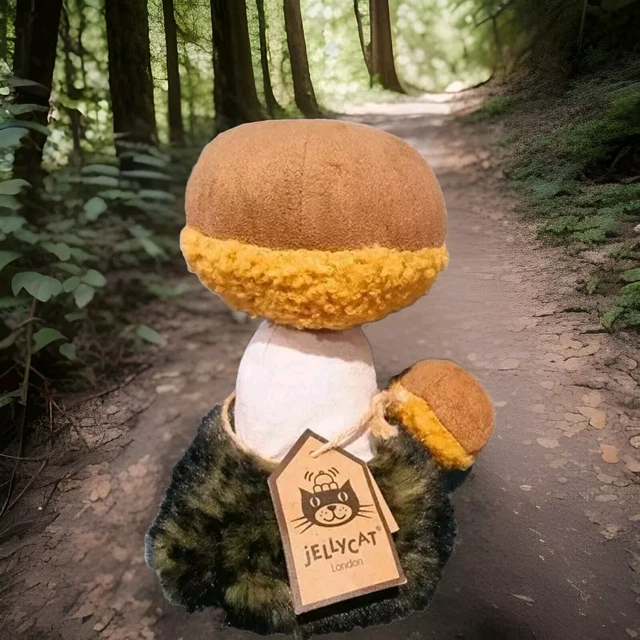 JELLYCAT WILD NATURE Boletus Mushroom Soft Toy Plush BNWT NEW £195.99