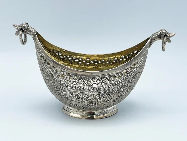 ANTICO ARGENTO KASHKUL KASHMIRI c1890
