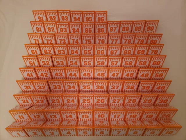 Individual WHATABURGER Restaurant Table Tent Numbers - Discontinued Matte (READ)