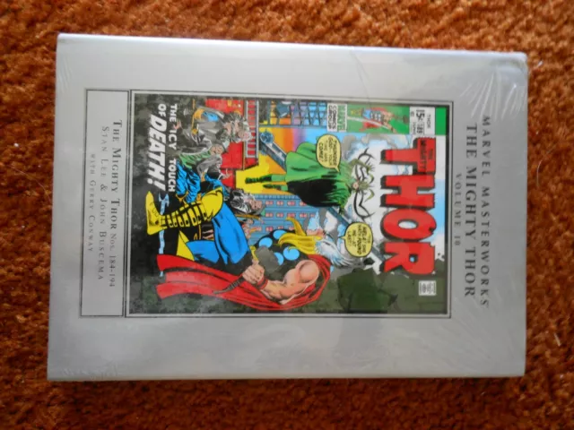 Marvel Masterworks: Mighty Thor 10 (2011, Hc) new/shrinkwrap w/bumped corner