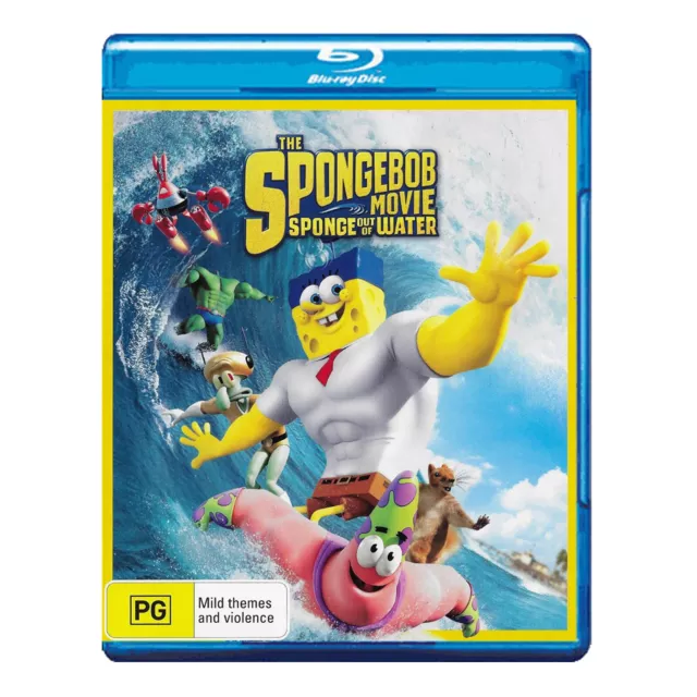 The SpongeBob Movie: Sponge Out of Water Blu-ray Brand NEW Sealed - Free Post