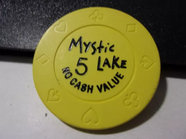 MYSTIC LAKE HOTEL CASINO 5 NCV hotel casino gaming poker chip - Prior Lake, MN