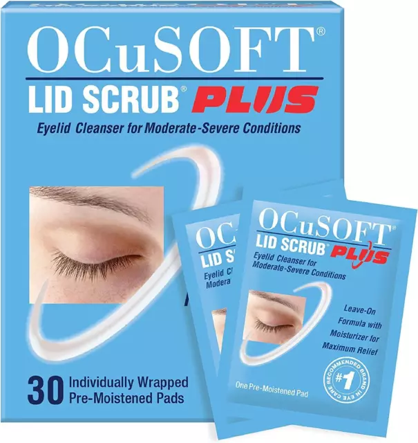 Ocusoft Plus Deckel Peeling Blepharitis Tücher (x30) 2