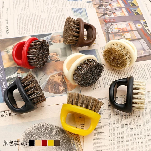 Setola per cavalli salone spazzola per esterni cura styling barbiere barba pennello anello design