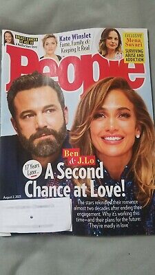 People Magazine August 2 2021 Ben Affleck Jen Lopez Kate Winslet Mena Suvari NEW