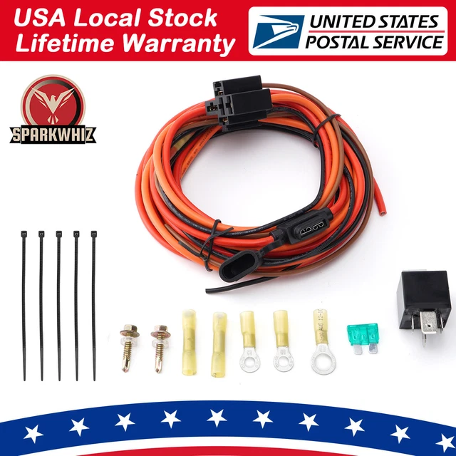 NEW ELECTRIC FUEL Pump Relay Kit Fuel Pump Wiring Harness Kit 12V P/ N