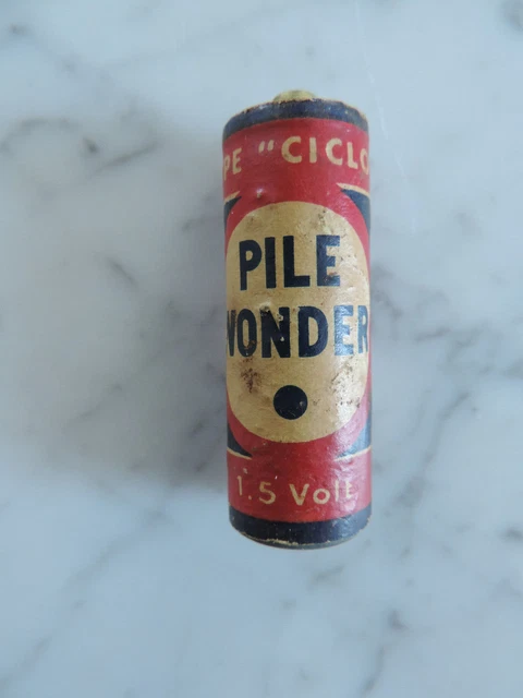 Ancienne pile publicitaire de Collection WONDER Type Ciclo