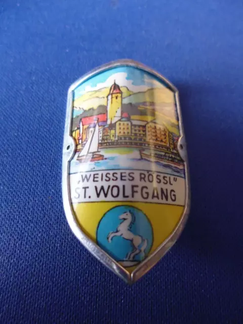 Stocknagel - Stockschild  St. Wolfgang Weisses Rössel