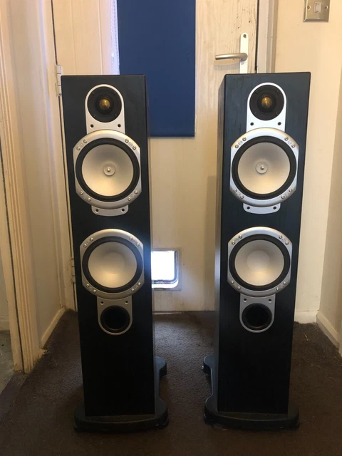 MONITOR AUDIO SILVER rs6 floor standing speakers £156.68 - PicClick UK