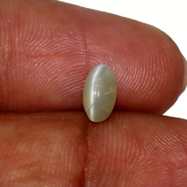 Tiny Setting Size Natural Chrysoberyl Cats eye Oval Shape 0.78 Ct Loose Gemstone