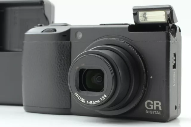 【 NEAR MINT++ 】 Ricoh GR Digital II 2 10.1MP Digital Compact Camera Black JAPAN