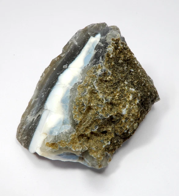Natural Earth Minded Untreated 499.50 Ct Huge White line Opal Rough Loose Gems
