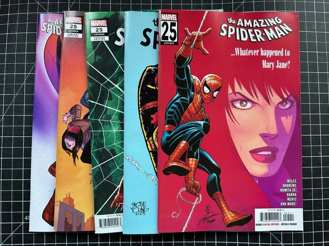 Marvel Amazing Spider-Man #25-29 A Covers + 13 Variants 2023 Disney Covers