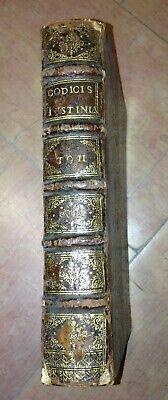 2 vol Perezi Antonio : CODICIS JUSTINIANI IMP. ... 1740. Droit 