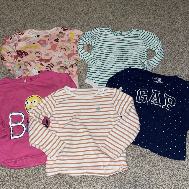 baby girls 5 piece bundle long sleeve 12-18 months